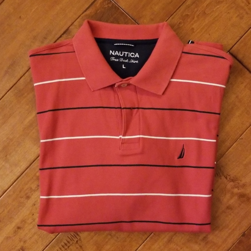 ***SOLD**"Nautica True Deck Shirt Polo Size Large